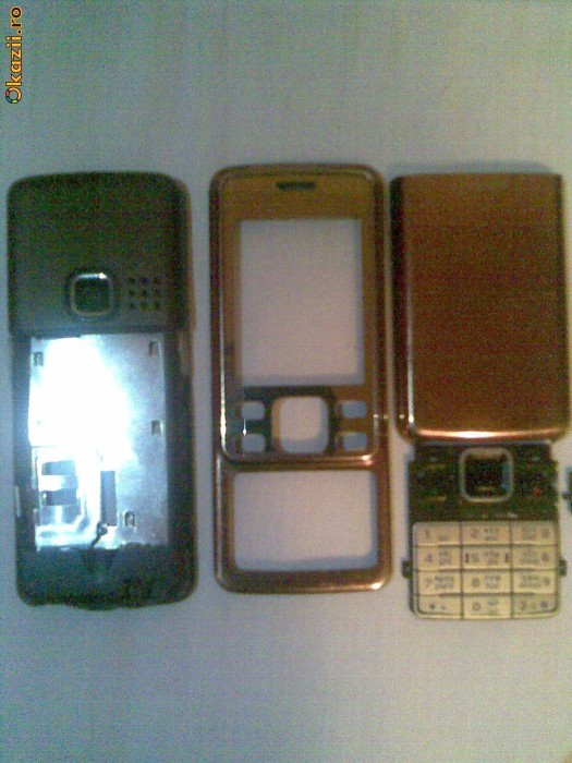 Vand Carcasa SH Gold Nokia 6300 foto mare