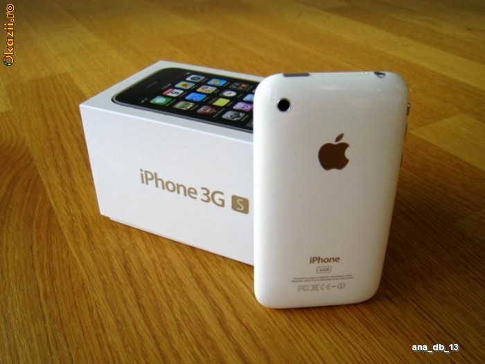 Vand sau schimb iphone 3gS 32gb white nota 9,8/10 decodat full accesorizat q tipla pe el foto mare