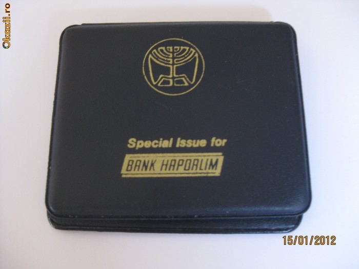 MEDALIE ISRAELIANA HAPOALIM BANK-EDITIE LIMITATA- foto mare