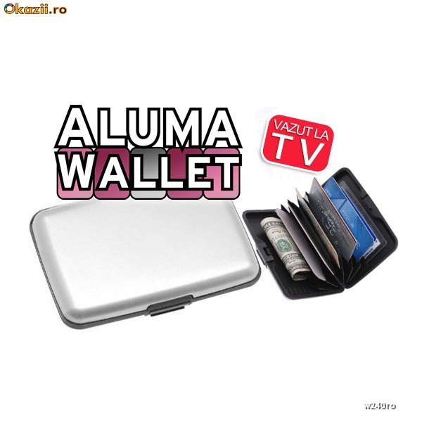 Portofel din aluminiu Aluma Wallet foto mare