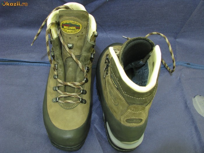 Vand bocanci Meindl Himalaya MFSystem, clasa B/C, marimea 7.5 , piele, Gore-tex, vibram, pt.coltari semiautomati, garantie, foto mare