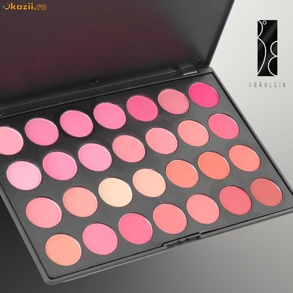 Trusa Make-up 28 Blush , Culori , Nuante Profesionala FRAULEIN Machiaj foto mare