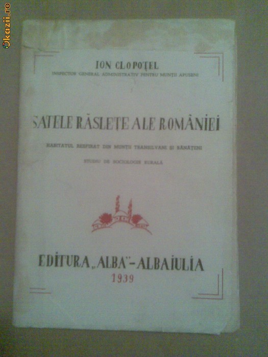 Satele razlete ale Romaniei, Ion Clopotel, 1939 foto mare