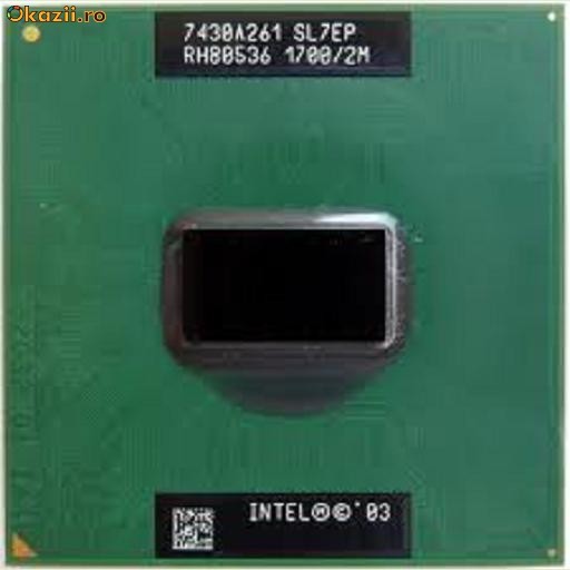 Procesor laptop folosit Intel Pentium M 735 1700 Mhz SL7EP foto mare