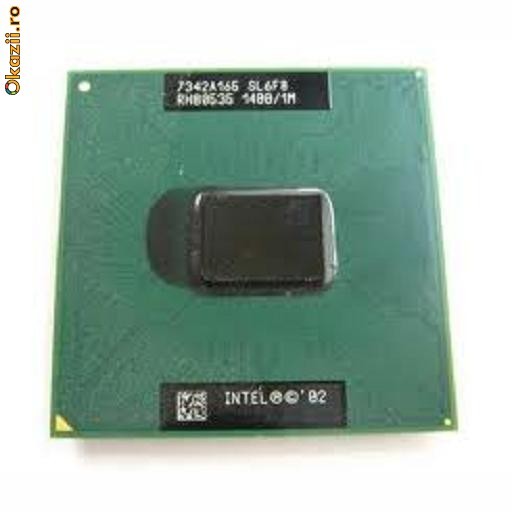 Procesor laptop folosit Intel Pentium M 1600 MHz SL6FA foto mare