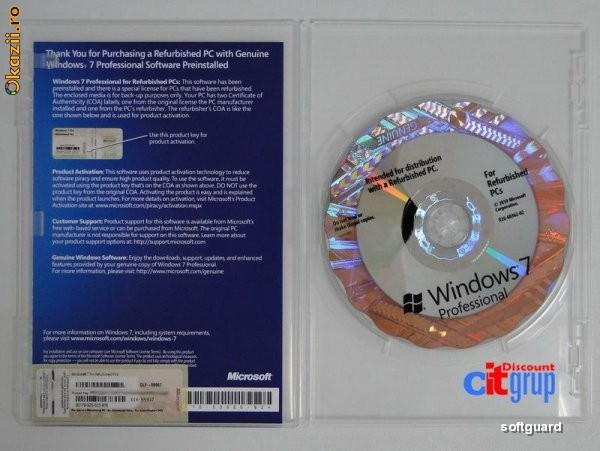 Licenta Windows 7 Home Premium foto mare