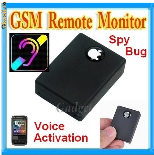 Microfon GSM spion spy cu detectie si autoactivare la sunet CALL BACK N 9 foto mare