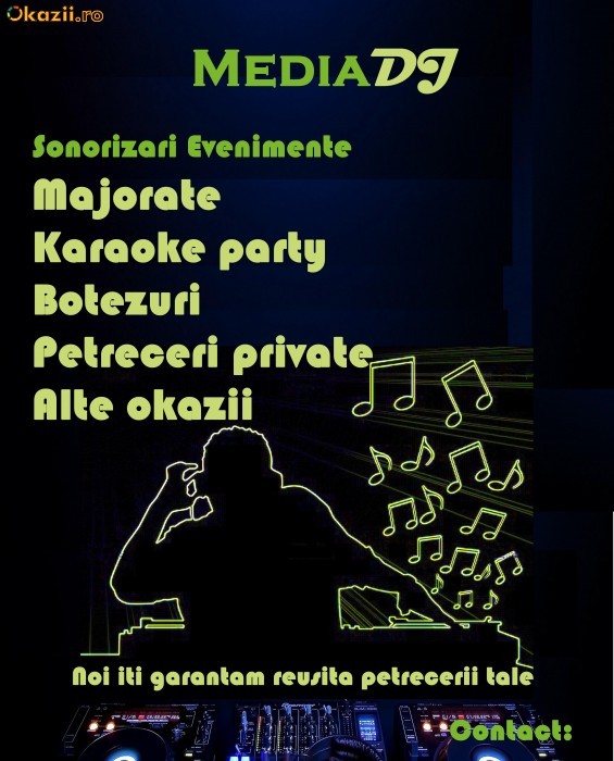 DJ SONORIZARI EVENIMENTE  PIATRA  NEAMT ROMAN BACAU foto mare