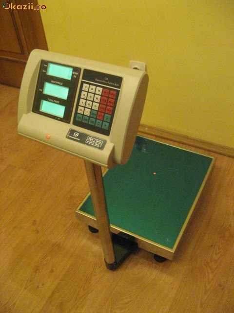 CANTAR PLATFORMA 300KG,Cantar digital ( electronic ) foto mare