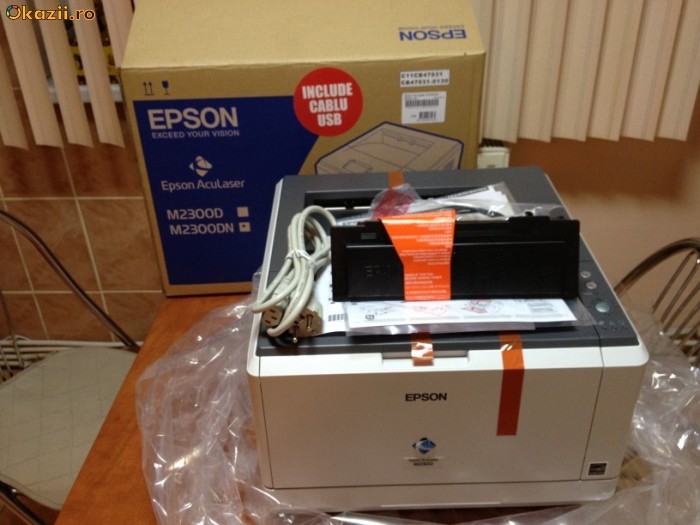 IMPRIMANTA LASER EPSON M2300DN NOUA foto mare