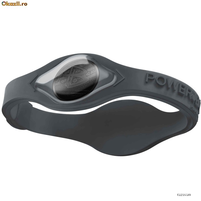 Bratara Power Balance Editie Speciala Black  Hologram NOU!!! Size M foto mare
