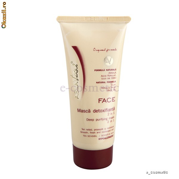 Masca detoxifianta 2 in 1 ASLAVITAL 100 ml foto mare