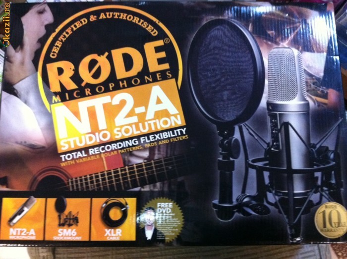 Microfon profesional de studio NT2 - A foto mare