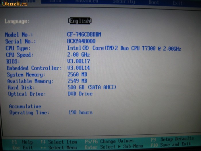 Vand / schimb Laptop PANASONIC TOUGHBOOK CF-74 foto mare