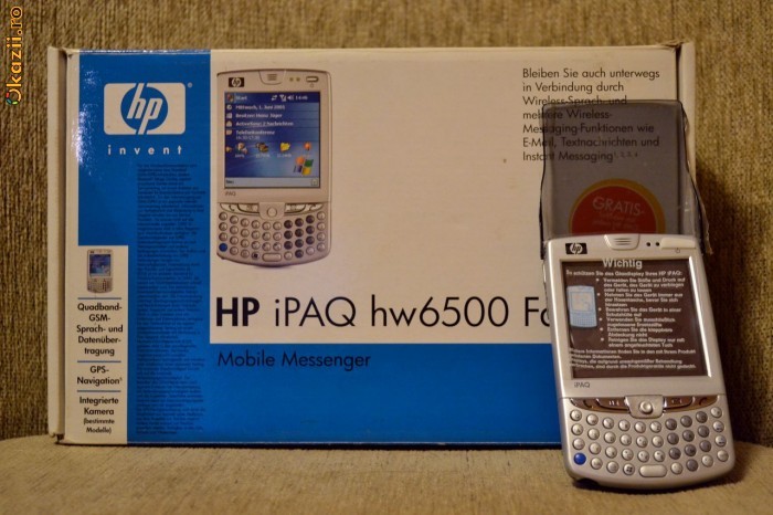 Multe accesorii - HP iPAQ hw 6510 - PDA, GPS, Bluetooth, MP3 player, Quad-band, sistem de operare Windows Mobile, Casca, 2 x slot card, etc foto mare