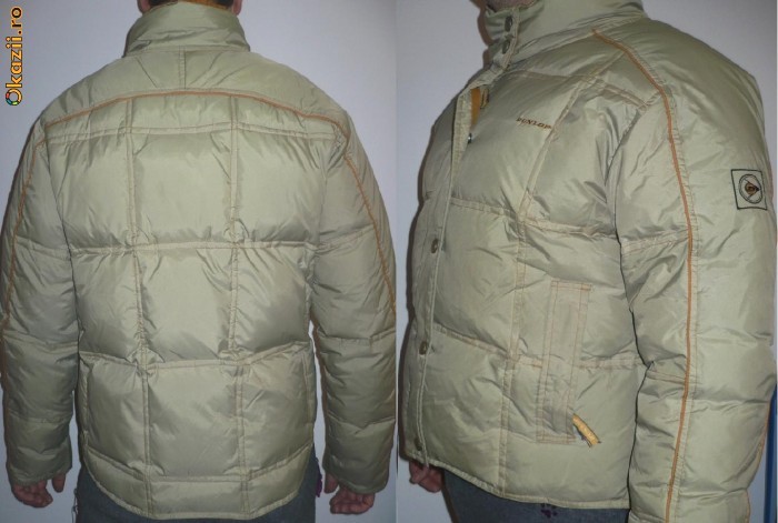 Geaca fete femei DUNLOP groasa din puf de gasca pentru iarna outdoor munte foto mare
