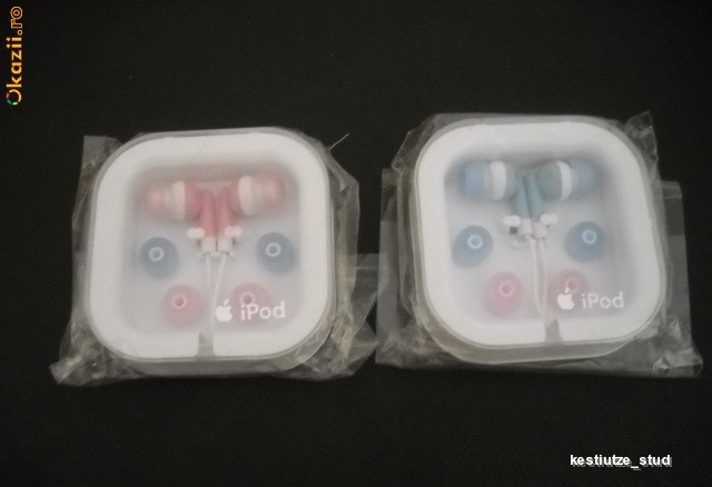 Casti in ear !! 2 x perechi 16 lei !!! foto mare
