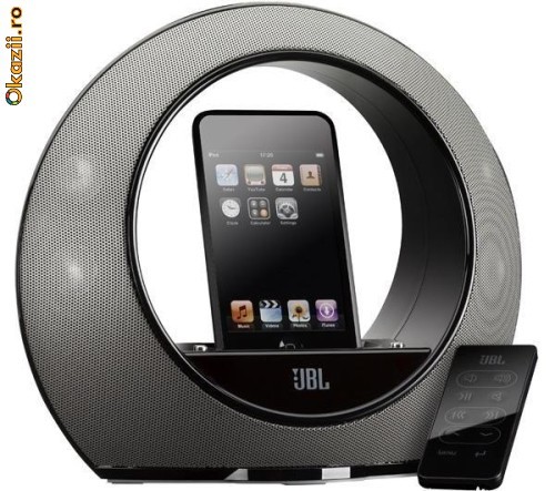 Sistem audio iPod/iPhone JBL Radial micro neagra foto mare