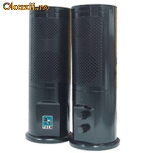 A4Tech AS-225, 2.0 Stereo Speakers (Black foto mare