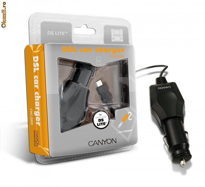 Canyon Nintendo DSL car charger foto mare