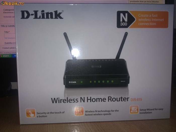 vand router dir 615 foto mare