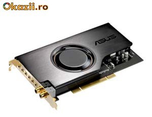 ASUS 7.1 PCI Sound Card, 118dB In/Out SNR, High-definition audio processing foto mare