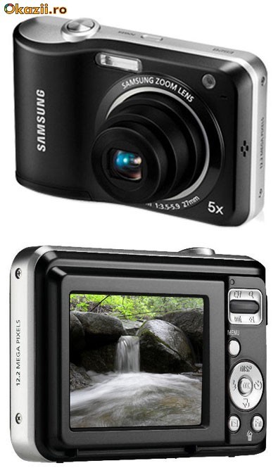Aparat foto digital Samsung ES28, 12.2MP, Negru nou nout foto mare