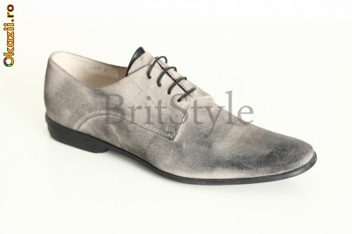 Pantofi Condor din piele naturala - INGRASATO [Cod: CPPN20] foto mare